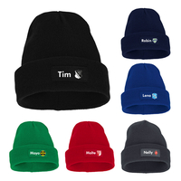 Wintermütze (Beanie) 6 Farben - individualisierbar - 2 Größen