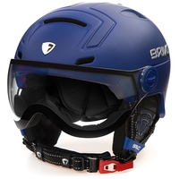 Briko Skihelm Stromboli Visor Photo blau matt