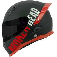 Broken Head BeProud Pro Rot Limited Color Edition inkl. schwarzem Visier