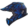 Broken Head Crosshelm Squadron Rebelution Camouflage-Blau