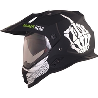 Broken Head Endurohelm Mit Sonnenblende Street Rebel Grün