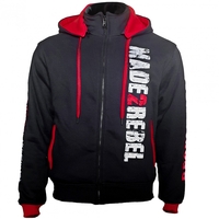 Broken Head Hoodie Made2Rebel rot