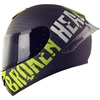 Broken Head Integralhelm BeProud Race Pro Carbon Grün + Schwarzes Visier