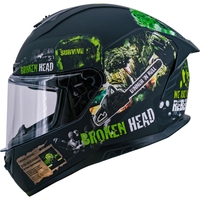 Broken Head Integralhelm Resolution Grün