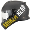 Broken Head Racing-Helm BeProud Light Carbon Gelb - Limited Edition