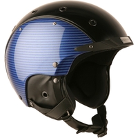 Indigo Ski-Radhelm Carbon Look Blau (M,  Restposten mit leichten Kratzern)