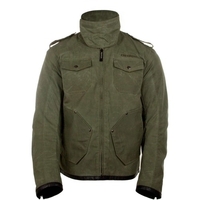 King Kerosin Speedswat Biker-Jacke Militär Grün