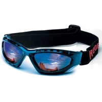 Motorradbrille Redbike Plus blau verpiegelt