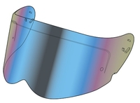 Simpson Venom VX2 ECE Visier iridium-verspiegelt