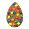 ChocoEi mit Schoko-Crisps - Bestreute Schokoladentafel