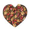 ChocoHerz mit Erdbeeren,  Walnüssen,  Mandeln,  Liebs