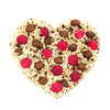 ChocoHerz mit Himbeeren,  Mandeln,  Haselnüssen,  Kaf