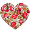 ChocoHerz mit Walnüssen,  Erdbeeren,  Kokos