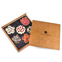 Chocolate Flowers - 6 Blumen aus Vollmilchschokolade
