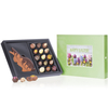 Easter ChocoPostcard Maxi Milk&Dark - 15 gefüllte Schokoeier & bestreute Schokoladentafel