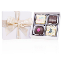 Easter White XS 2 Pralinen und 2 Logopralinen