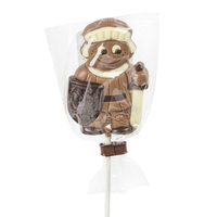 Lollipop Ritter -Schoko-Lollipop in der Form eines Ritters
