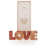 LOVE - Schokobuchstaben - Vollmilch außergewöhnliches Valentinstag Geschenk