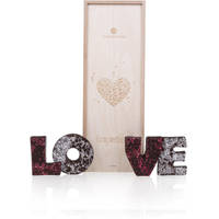 LOVE - Schokobuchstaben - Zartbitter Valentinstag Geschenk für Männer