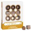 Milk Obsession - Geburtstag - 12 Pralinen aus Vollmilchschokolade