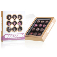 Milk Obsession - Pralinen - 12 Pralinen aus Zartbitterschokolade
