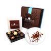 Praline & Porcelain - 9 handgefertigte Pralinen und Porzellanteller