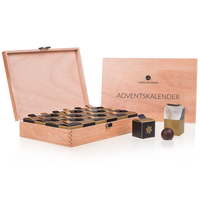 Premium Adventskalender Gold und Schwarz