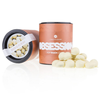 Rosinen in weißer Schokolade - verfeinert mit Rum