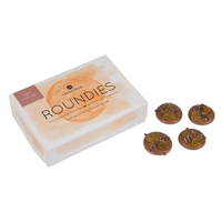 ROUNDIES Rosinen & Kakao - 15 Vollmilch-Schokotaler mit Dekoration