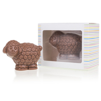 Schaf aus Vollmilchschokolade Figuren aus Schokolade