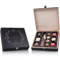 Winter Kollektion Mit Weihnachtlichen Pralinen