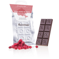 Zaabär Mono - Baies Roses de Bahia - Zartbitterschokolade mit rosa Pfeffer
