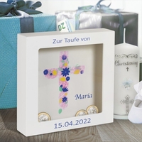 3D-Bilderrahmen zur Taufe