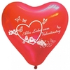 50 Herzluftballons - Valentinstag