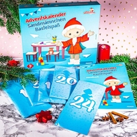 Adventskalender - Sandmännchen Bastelspaß