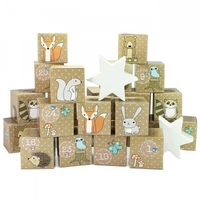 Adventskalender zum Befüllen - Niedliche Würfel