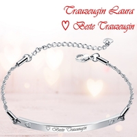 Armband - Trauzeugin mit Personalisierung