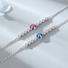 Armband 925er Silber mit Steinchen