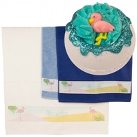 Badeset Flamingo