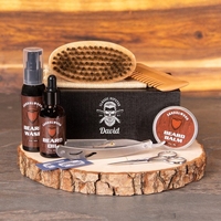 Bartpflegeset - Sandelholz mit Personalisierung