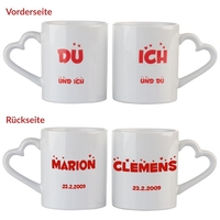 Becher - Ich und Du