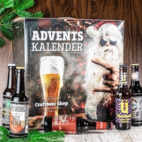 Bier Adventskalender - Craftbeer mit Bierglas