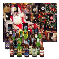 Bier-Adventskalender mit 24 internationalen Bieren