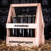 Bier-Männerhandtasche mit Personalisierung
