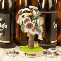 Bierbaum Magnet mit Gravur für Kronkorken