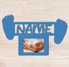 Bilderrahmen - Baby Fußabdruck mit Name