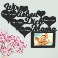 Bilderrahmen - Wir lieben Dich Mama