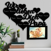 Bilderrahmen - Wir lieben Dich Papa