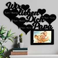 Bilderrahmen - Wir lieben Dich Papa