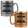 Brudergeschenk - Becher mit Spruch